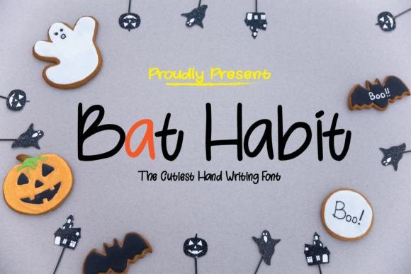 Bat Habit: A Handwritten Font for Web Design