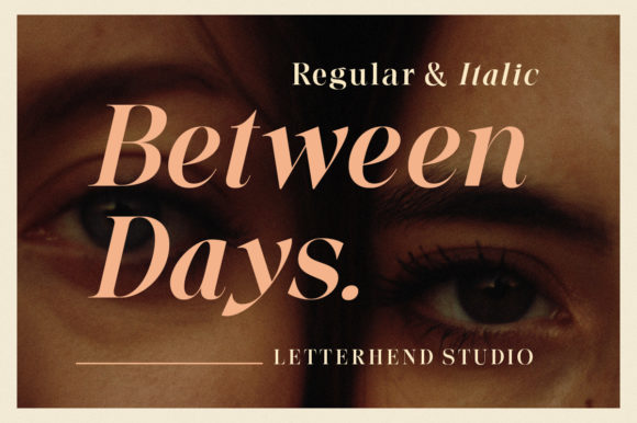 Between Days: A Serif Font for Editorial Elegance