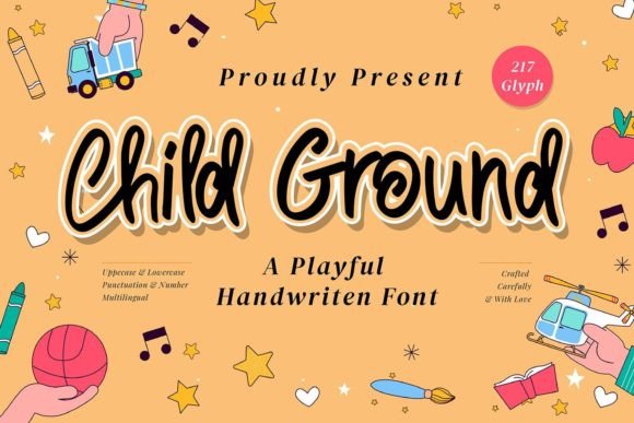 Child Ground: A Script Font That Breathes Life Into Your Crafts