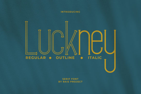 Designing with Luckney: A Serif Font for Branding and Creativity