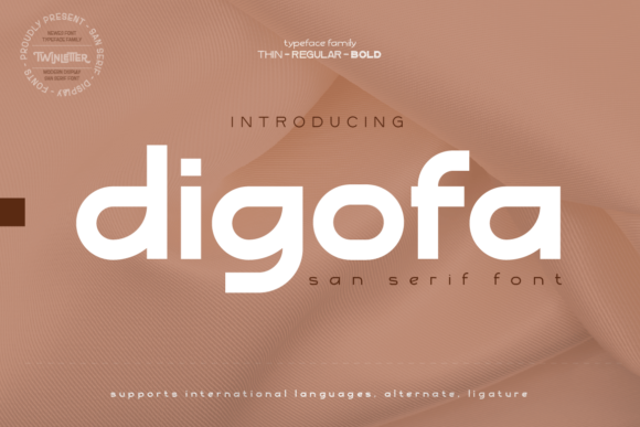 Digofa: A Modern Sans Serif Font for Web Design