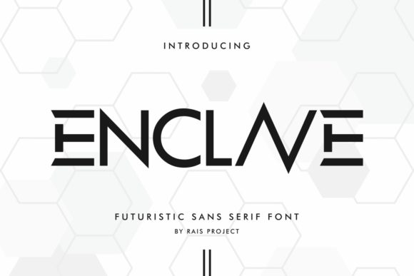 Enclave: A Modern Sans Serif Font for Digital Design