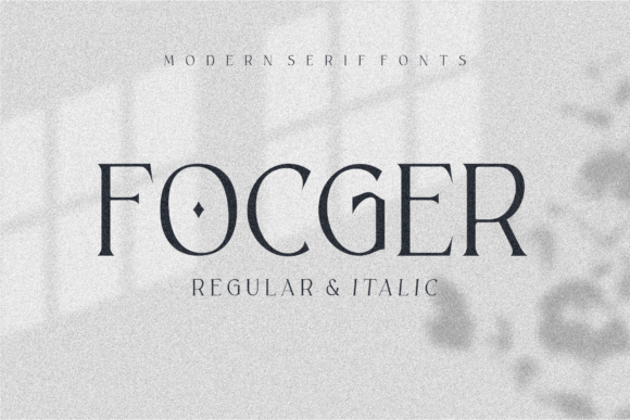 Focger: A Serif Font That Elevates Editorial Design