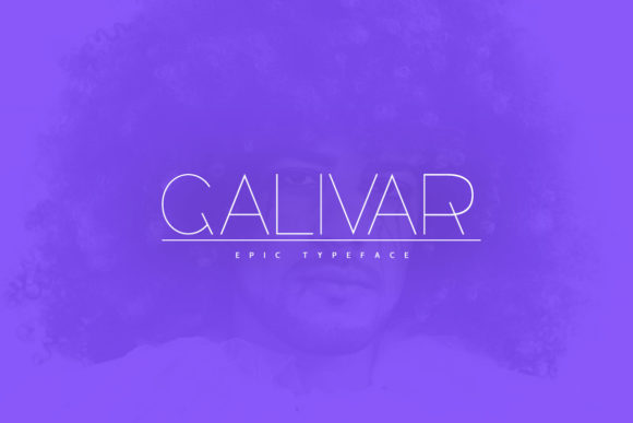 Galivar: A Modern Sans Serif Font for Digital Design