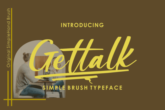 Gettalk: A Versatile Font for Creative Branding