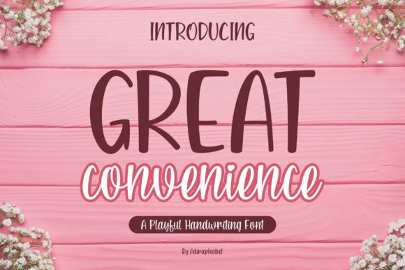 Great Convenience: A Font That Adds Joy to Every Page