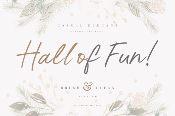 Hall of Fun: A Script Font That Elevates Web Design