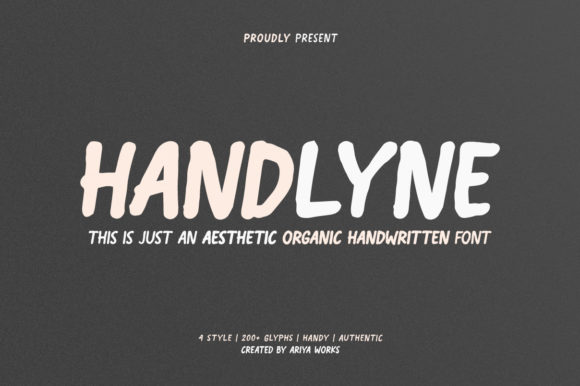 Handlyne: The Font That Makes Your Message Feel Real