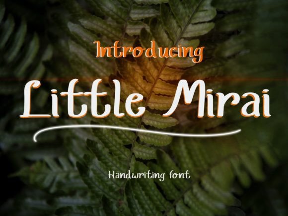 Little Mirai: A Script Font for Web Design and Brand Identity