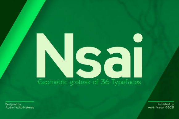 Nsai: A Versatile Sans Serif for Campaign Creativity