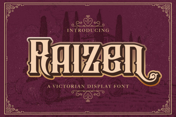 Raizen: A Bold Blackletter Font for Digital Design