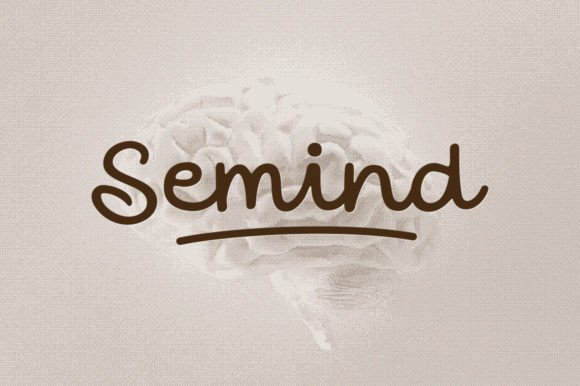 Semind: A Handwritten Font for Editorial Warmth
