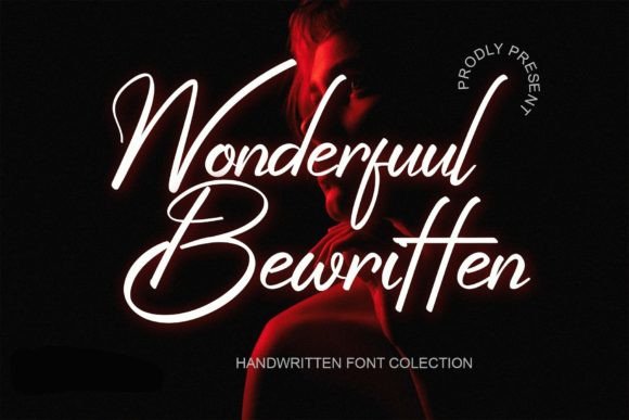 Wonderfuul Bewritten: A Playful Handwritten Font for Crafters and Designers