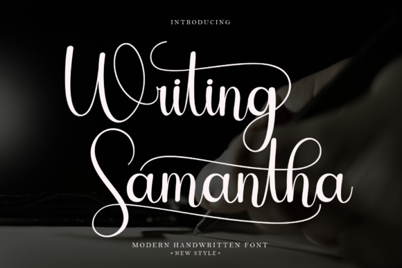 Writing Samantha: A Script Font That Elevates Digital Branding