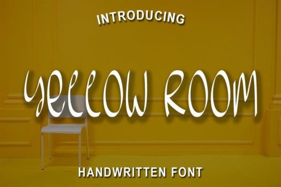 Yellow Room: A Handwritten Font with Heart